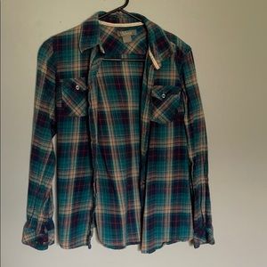 Teal Flannel